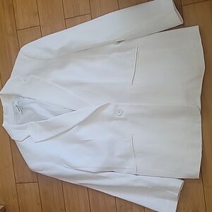 Nine West linen look Career Blazer SZ M